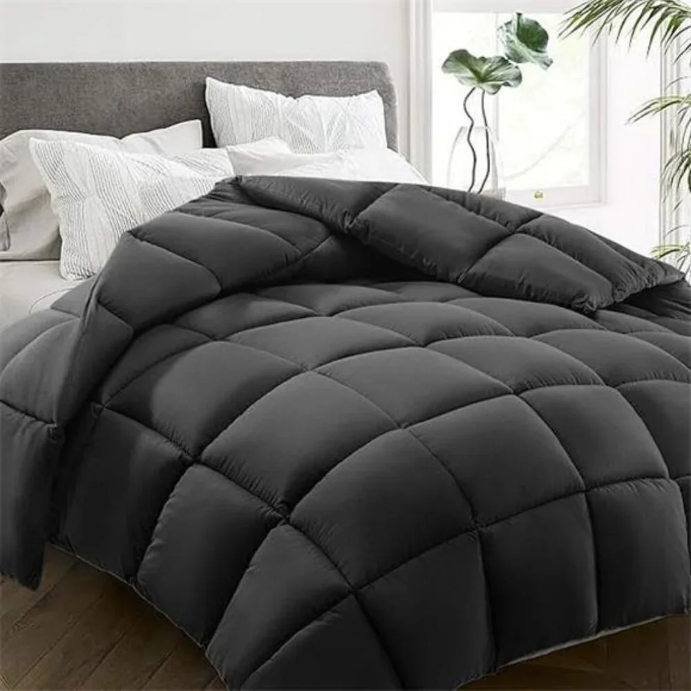 All Season Queen Size Bed Comforter - Cooling Down Alternative Quilted